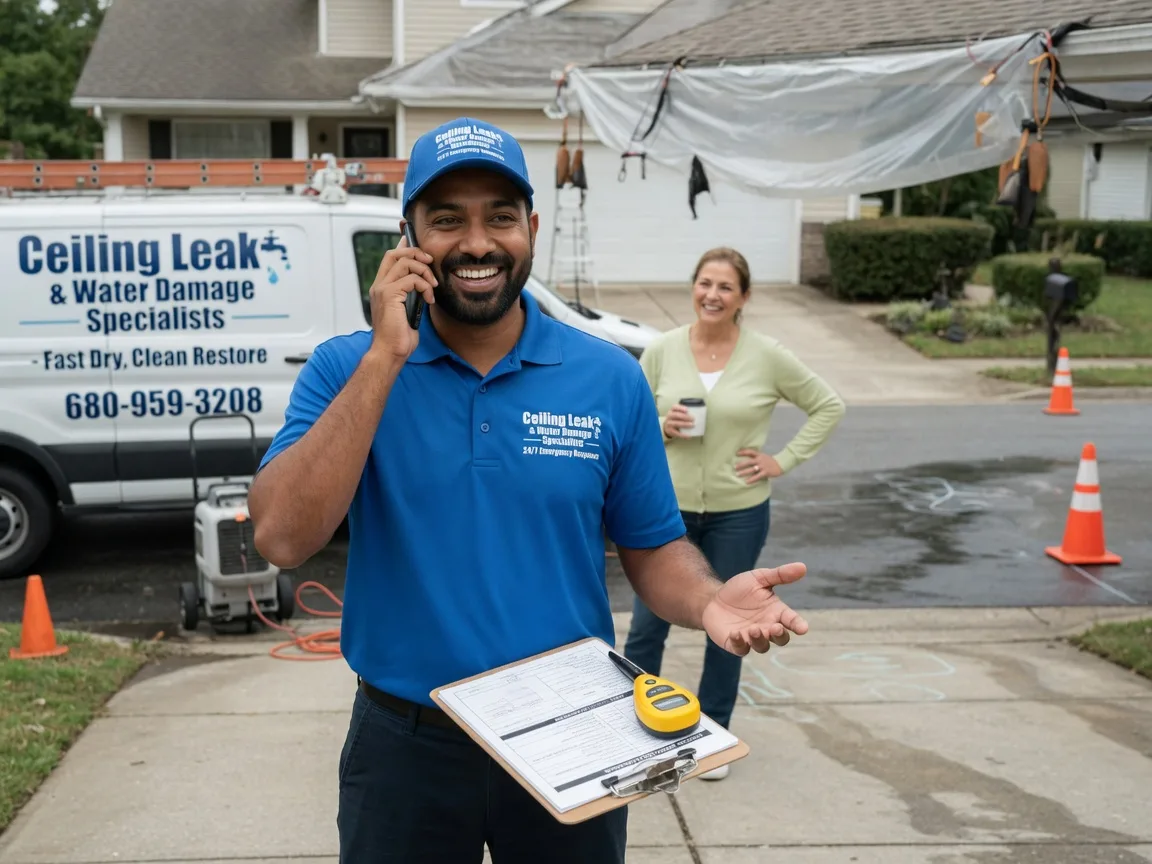Ceiling Leak Cleanup River Edge, NJ FAQs